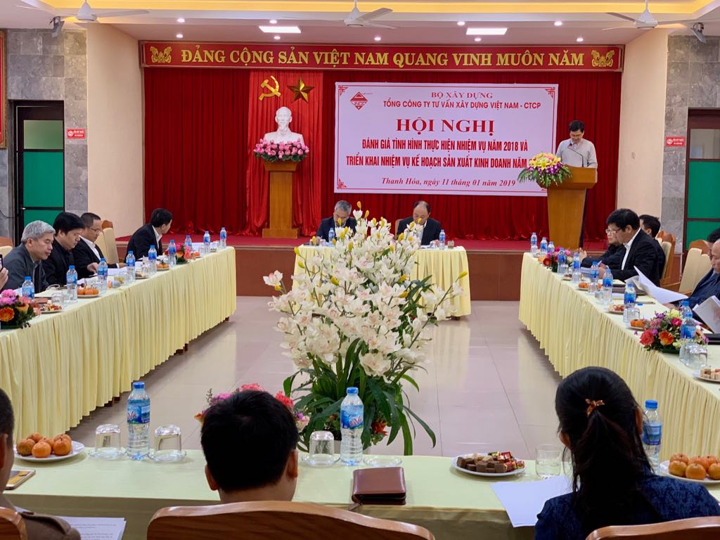 CONINCO tham dự Hội nghị tổng kết công tác 2018  và triển khai kế hoạch 2019  của Tổng Công ty Tư vấn xây dựng Việt Nam - CTCP